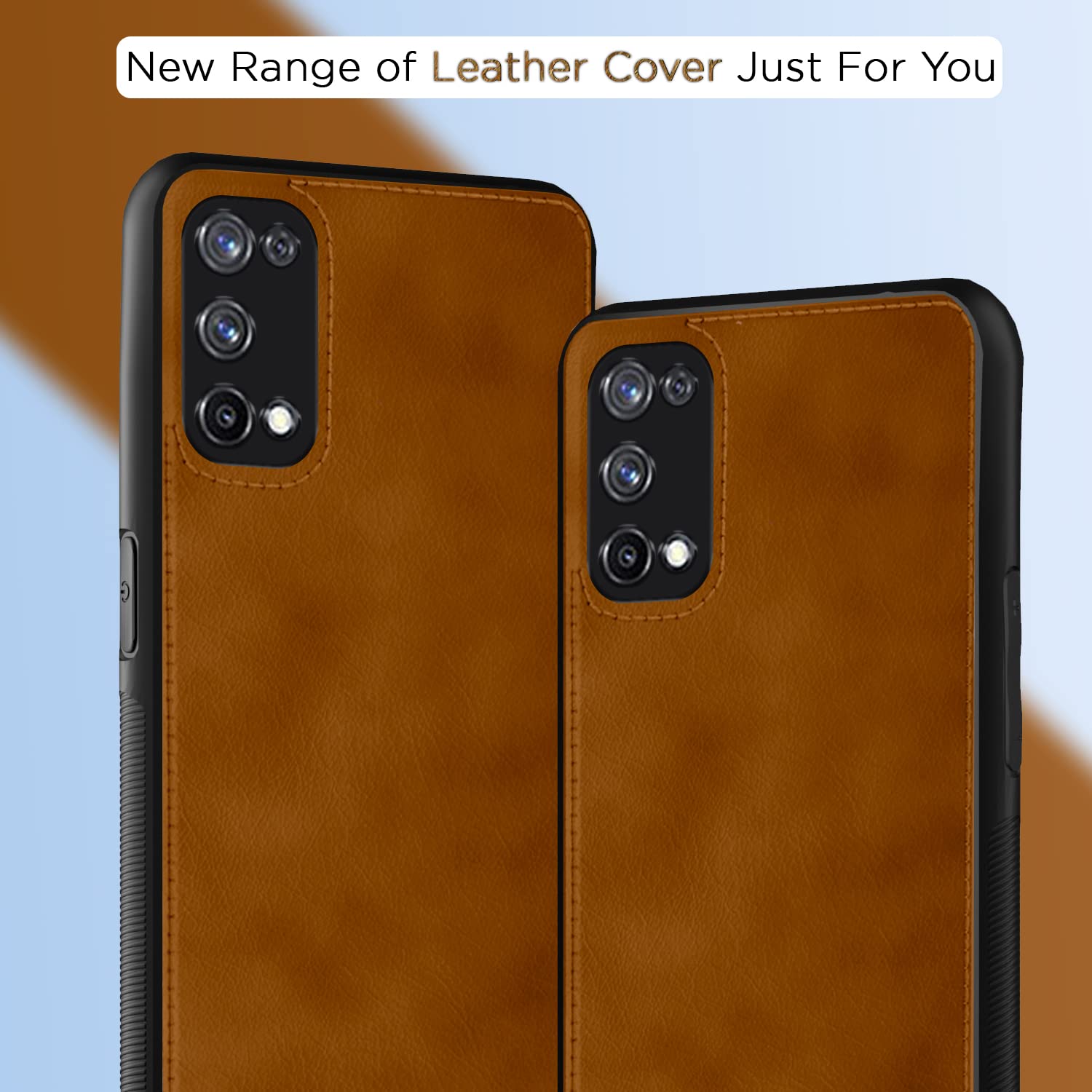 Pikkme brown Leather mobile back cover for Realme X7 5G – photo 7