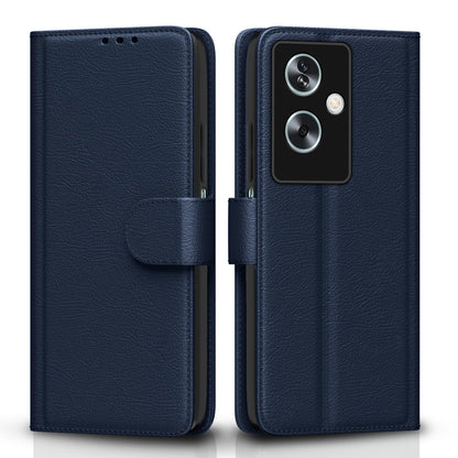 Oppo A79 5G flip cover in blue by Pikkme