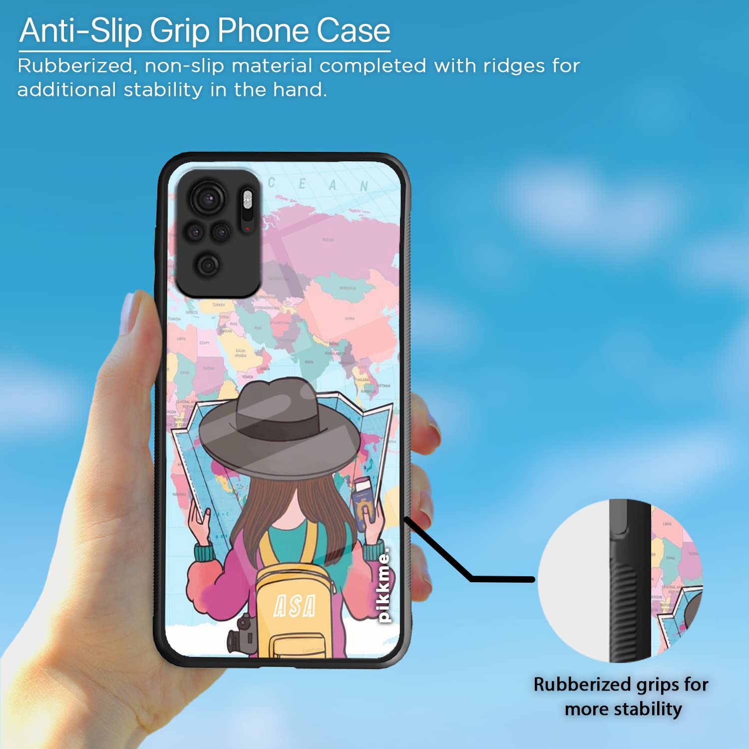 Redmi Note 10/Note 10s Hybrid mobile back cover by Pikkme – photo 5
