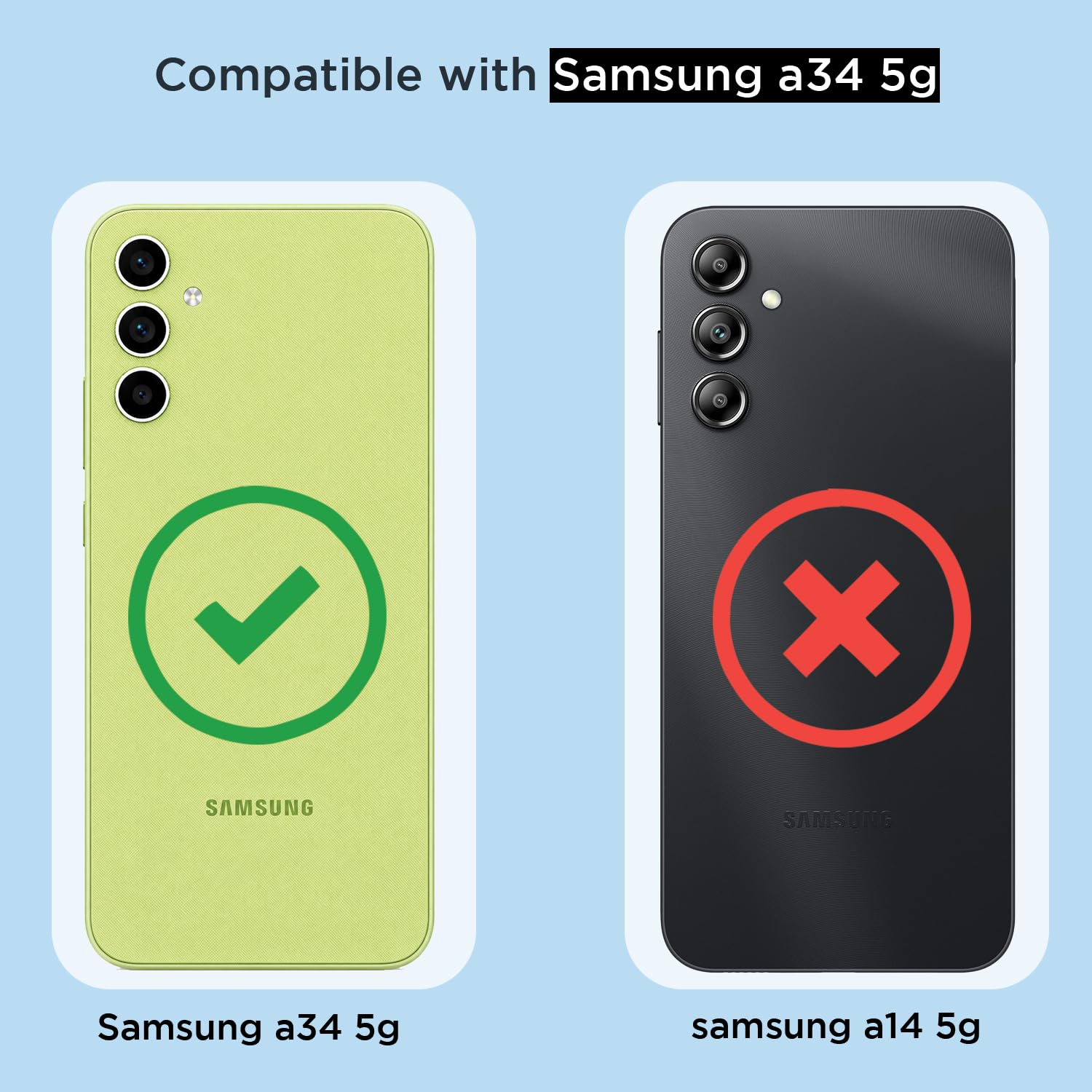 Pikkme transparent PC-TPU phone cover for Samsung A34 5G – photo 4