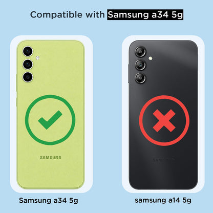 Pikkme transparent PC-TPU phone cover for Samsung A34 5G – photo 4