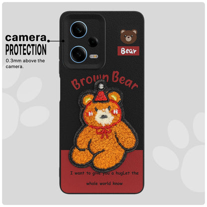 Pikkme Redmi Note 12 Pro 5G Plush Patch cherry mobile cover – photo 6