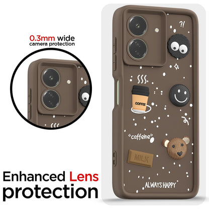Pikkme Redmi 13C 4G/3D brown phone cover – photo 5