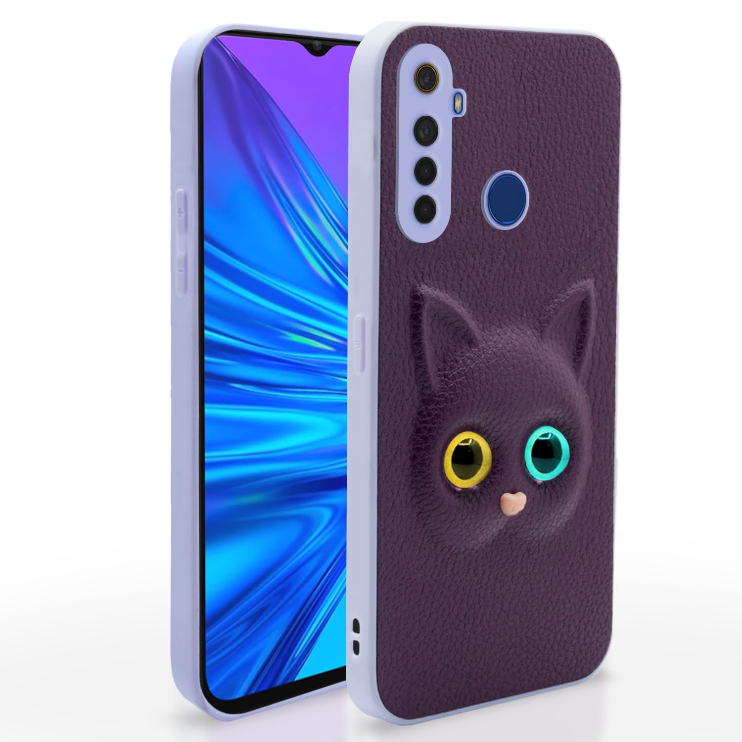 Pikkme Realme 5 purple phone cover