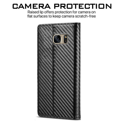 Samsung S7 Edge Wallet flip cover in black by Pikkme – photo 4