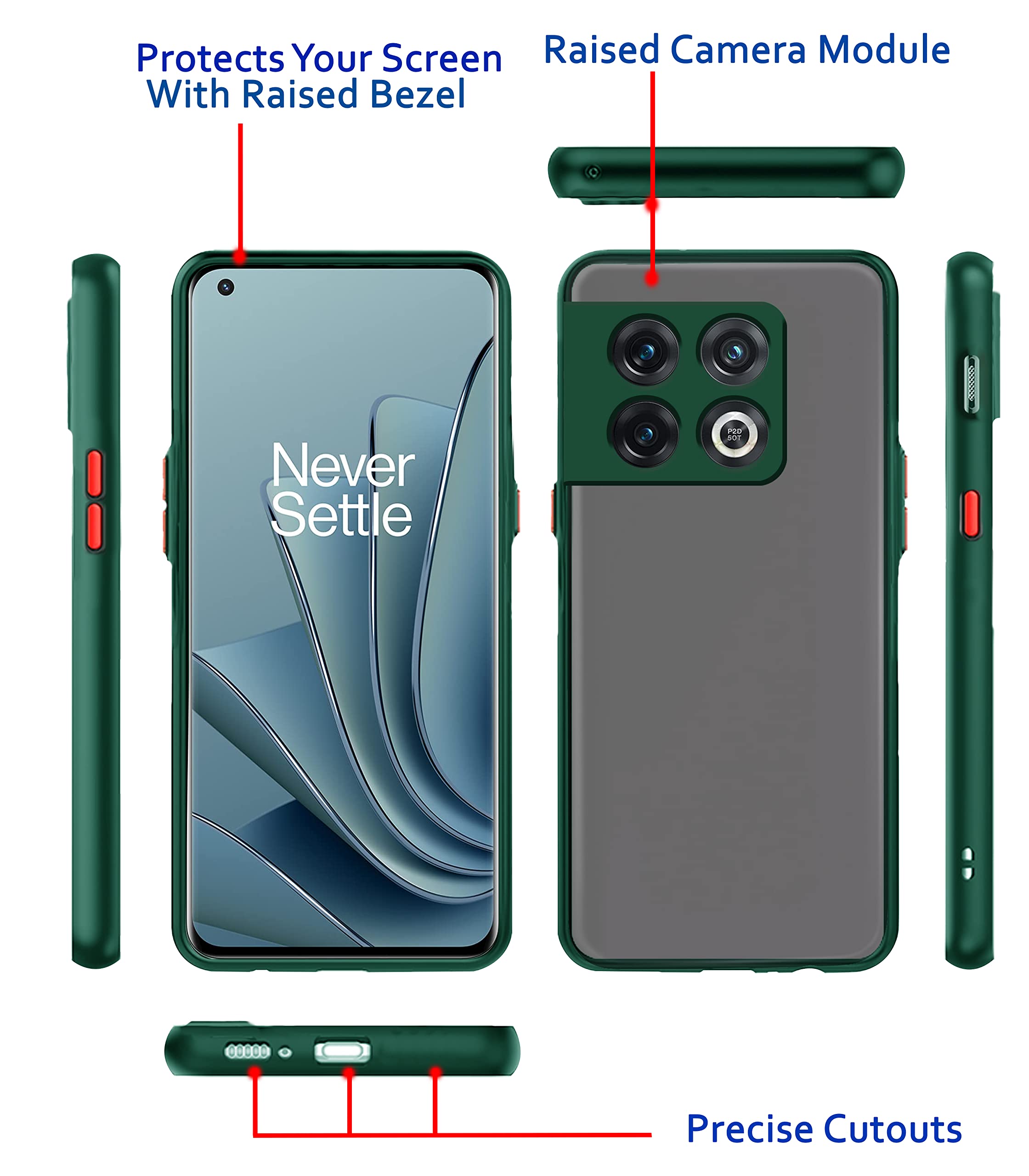 Pikkme green phone cover for OnePlus 10 Pro 5G/1 – photo 3