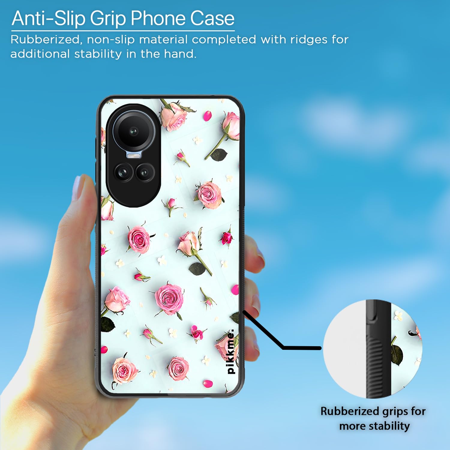 Oppo Reno 10 Pro 5G Flower phone cover by Pikkme – photo 5
