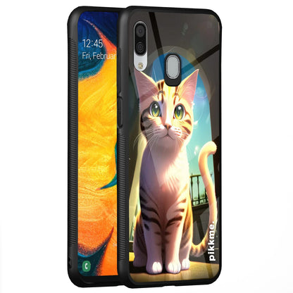 Samsung A20/A30/M10s Cat mobile cover by Pikkme