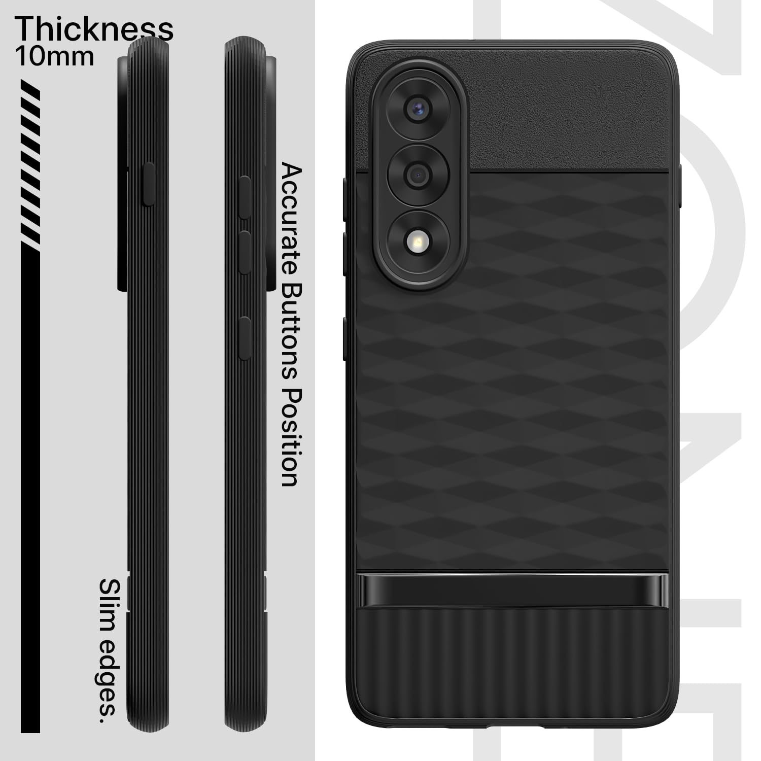Pikkme black Silicone phone cover for OnePlus Nord 5 5G – photo 3