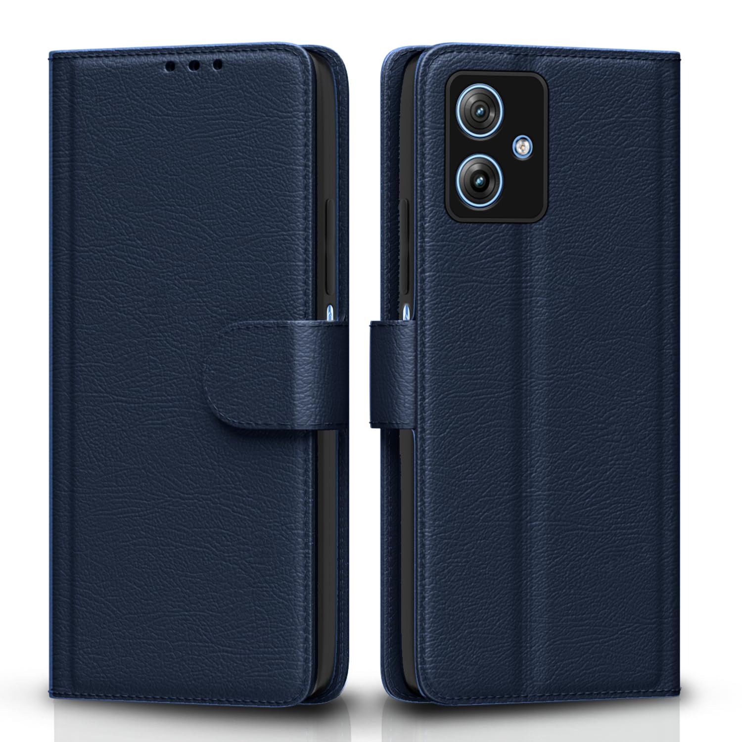 Moto G54/G64 5G Wallet mobile flip cover in blue by Pikkme