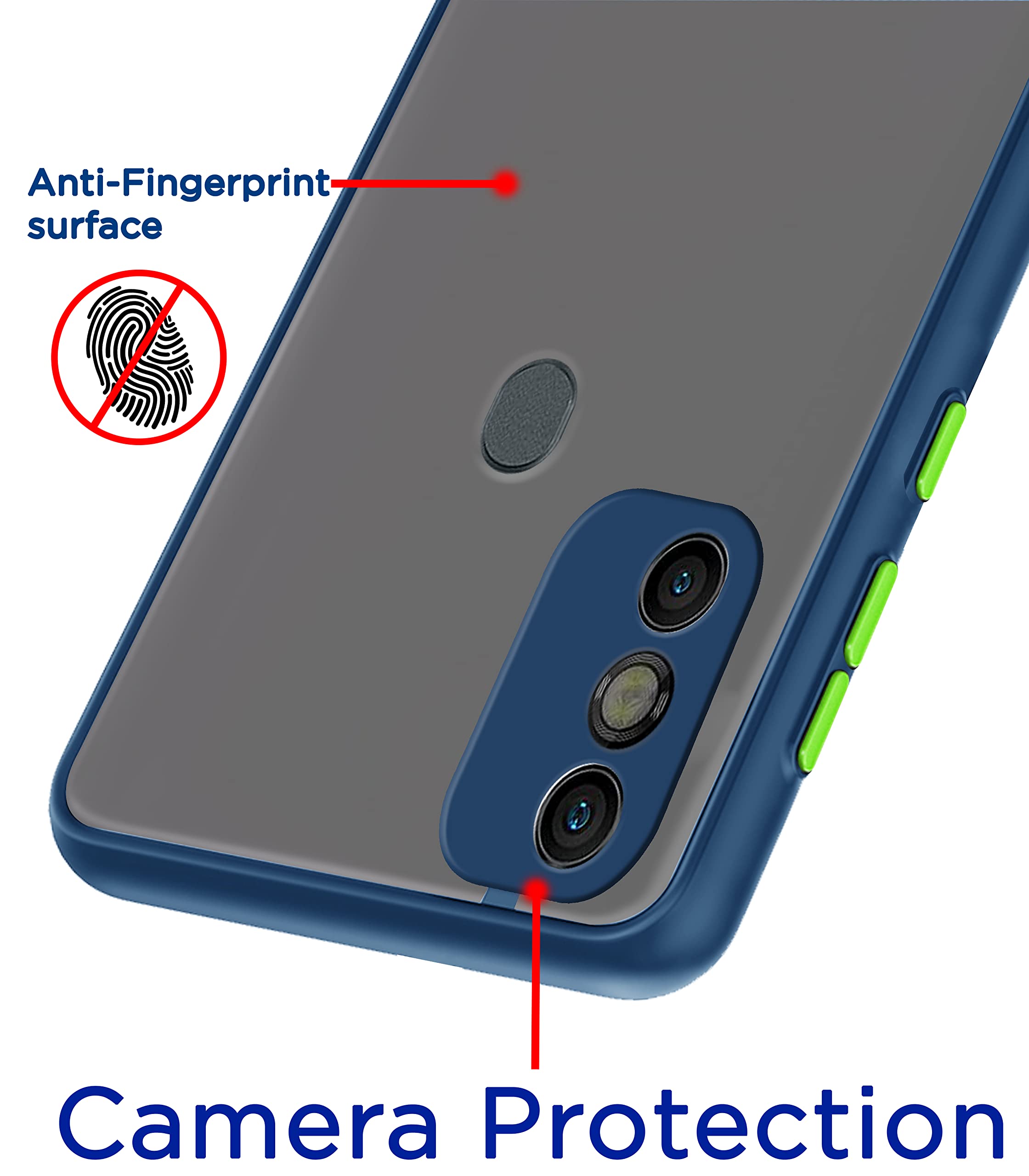 Pikkme Tecno Spark 6 Go blue mobile cover – photo 2