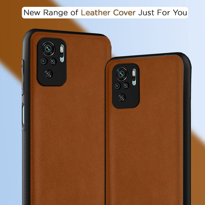 Redmi Note 10/Note 10s Leather phone cover in camel by Pikkme – photo 7