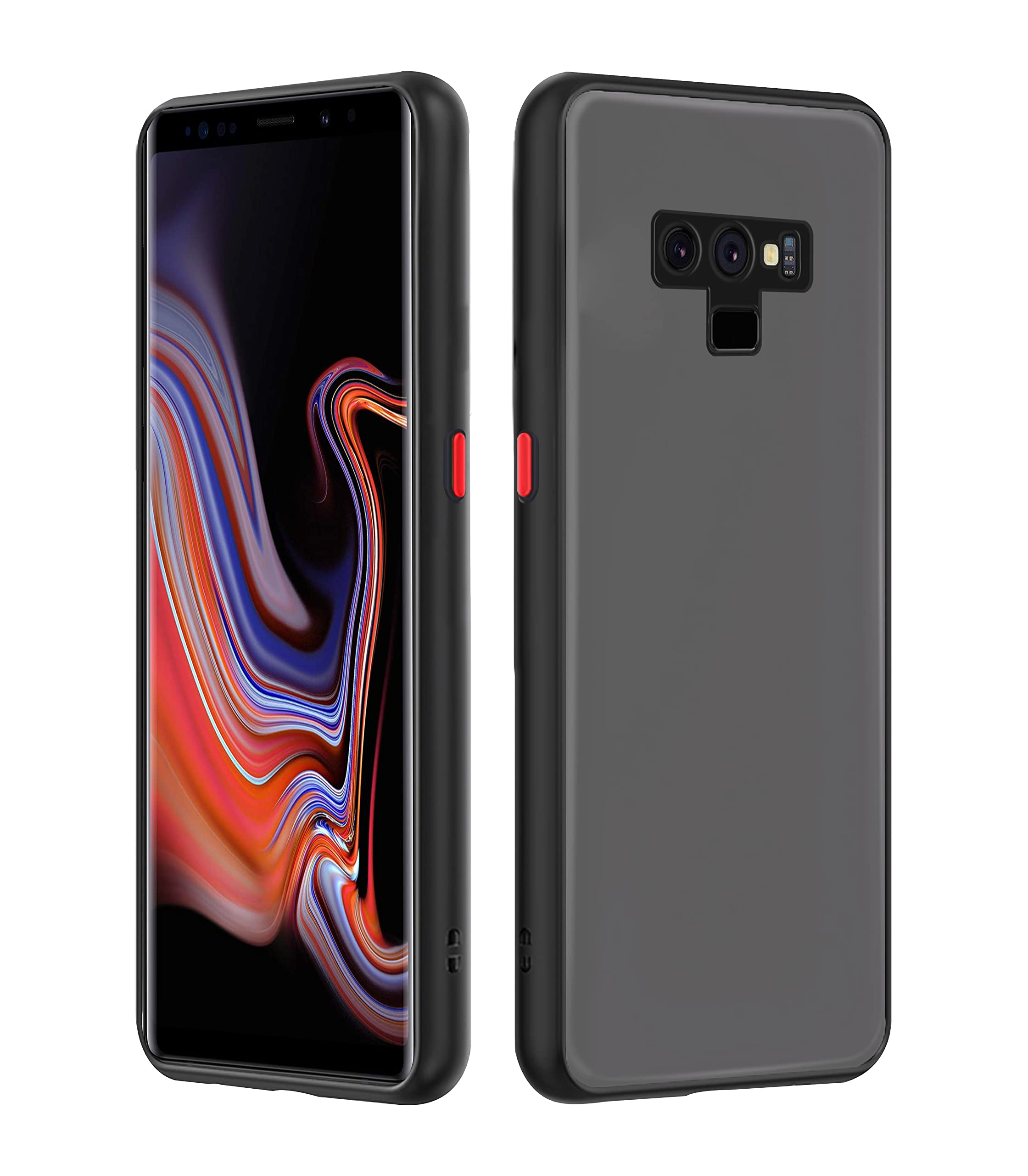 Samsung Note 9 Hybrid mobile cover in black by Pikkme
