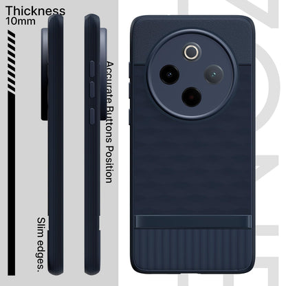 Vivo T4/iQOO Z10 5G Silicone mobile cover in blue by Pikkme – photo 3