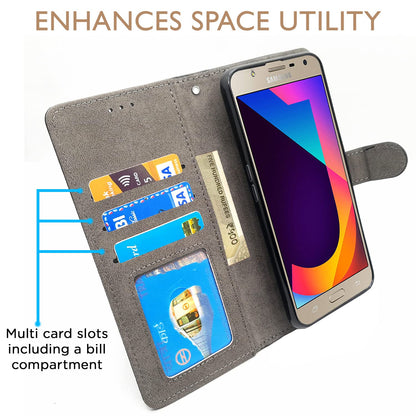 Pikkme Samsung J7 Wallet black mobile flip cover – photo 2