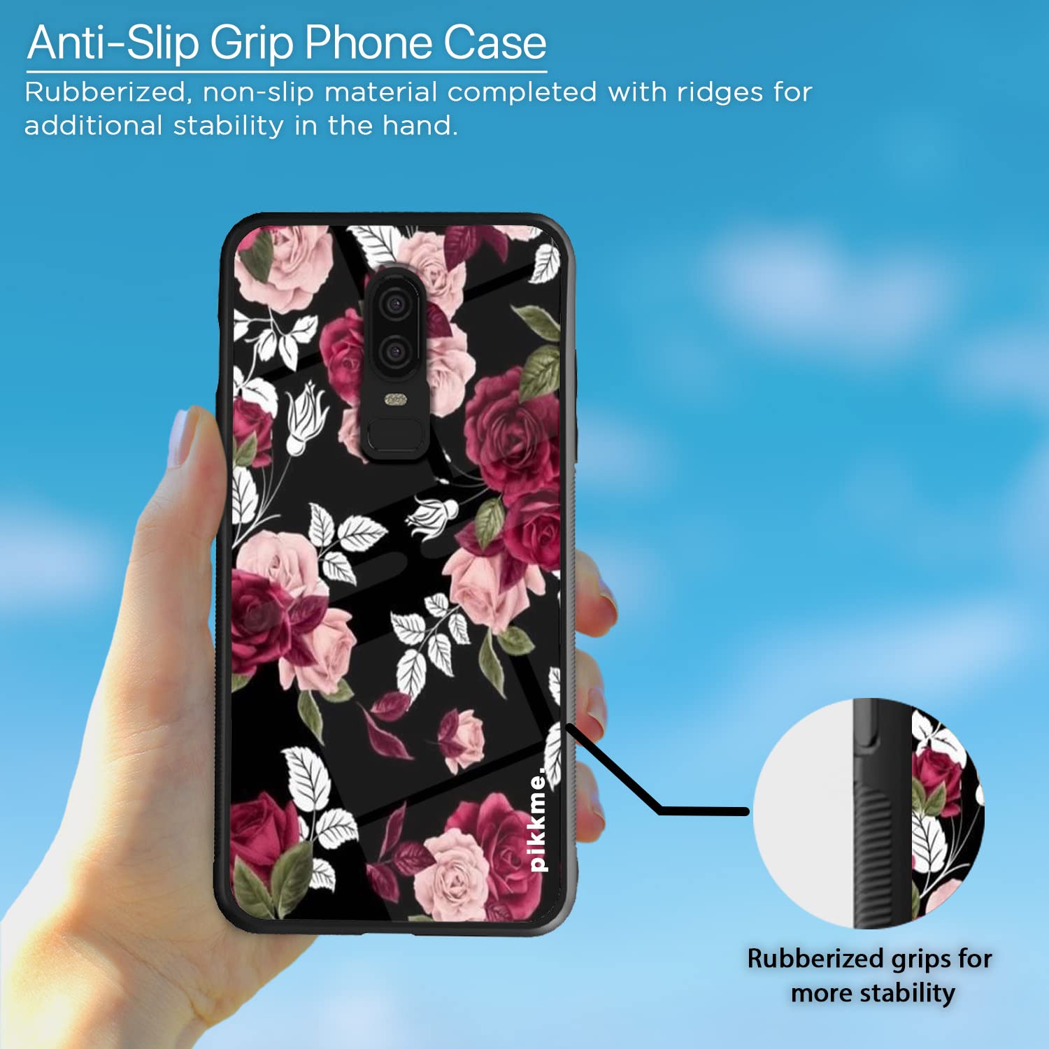 OnePlus 6 Flower mobile cover by Pikkme – photo 5