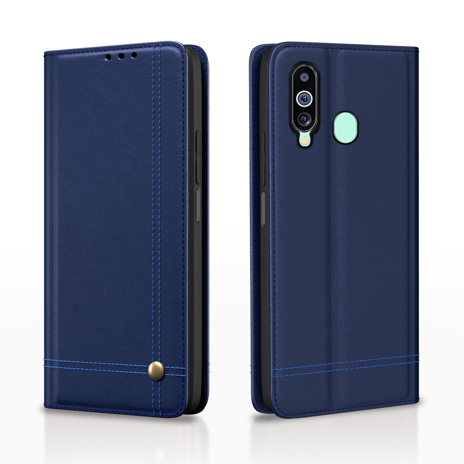 Blue Magnetic flip case for Samsung M40 – Pikkme