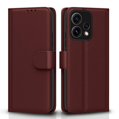 Pikkme Oppo Reno 15 5G brown flip cover