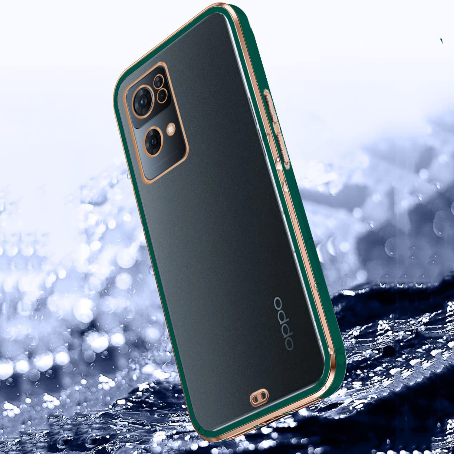 Green mobile back cover for Oppo Reno 7 Pro 5G – Pikkme – photo 2