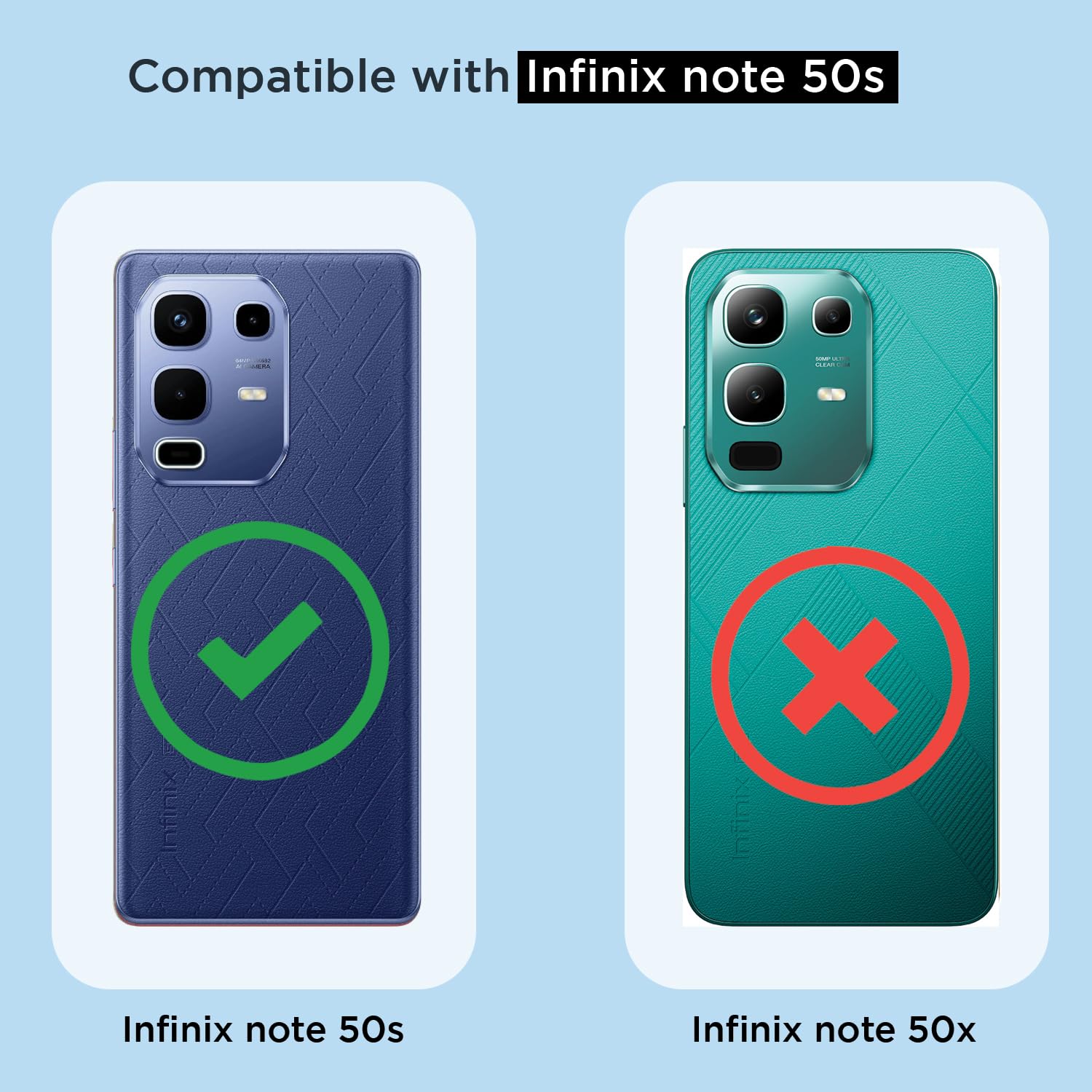 Infinix Note 50s 5G MagSafe phone cover in transparent mag-safe by Pikkme – photo 4