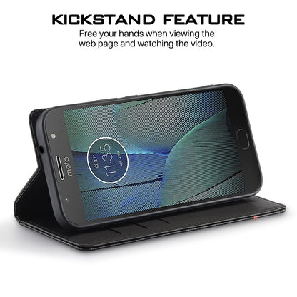 Black Wallet mobile flip cover for Moto G5s Plus – Pikkme – photo 5