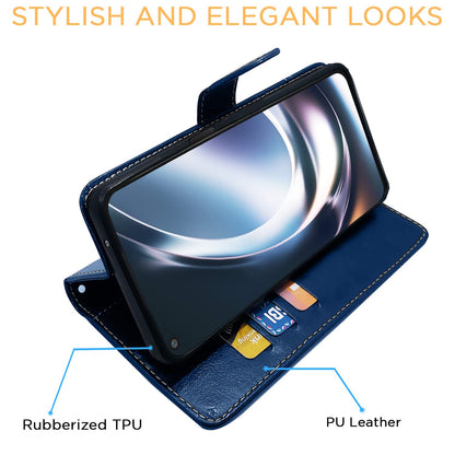 Pikkme OnePlus Nord CE 2 Lite 5G blue & brown wallet flip cover – photo 5