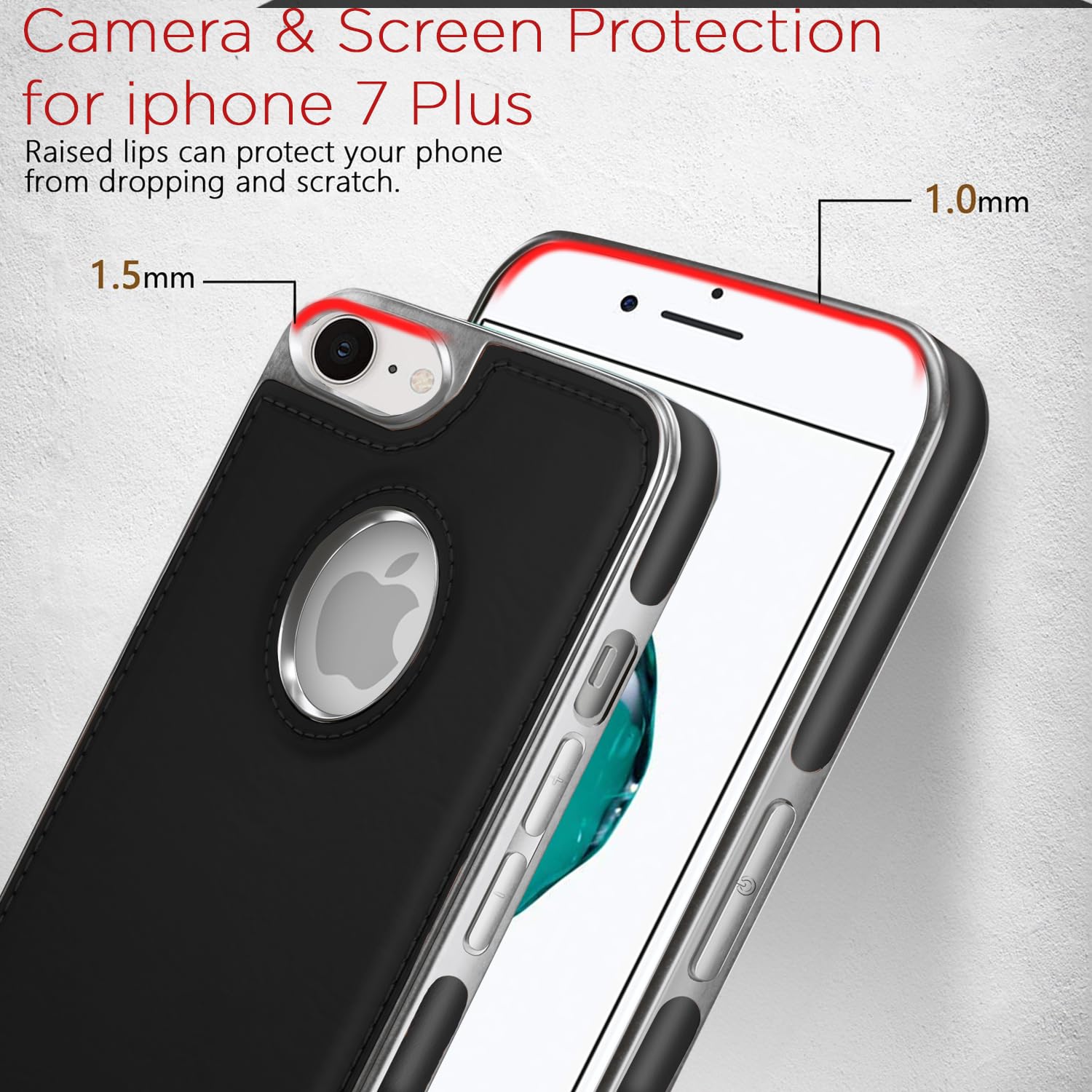 Chrome black phone cover for iPhone 7/8 – Pikkme – photo 4