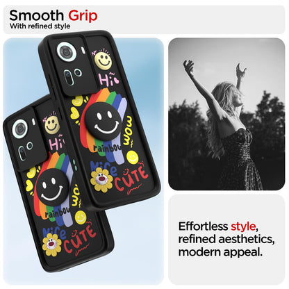 Black Soft Silicone phone cover for Oppo Reno 11 5G – Pikkme – photo 2
