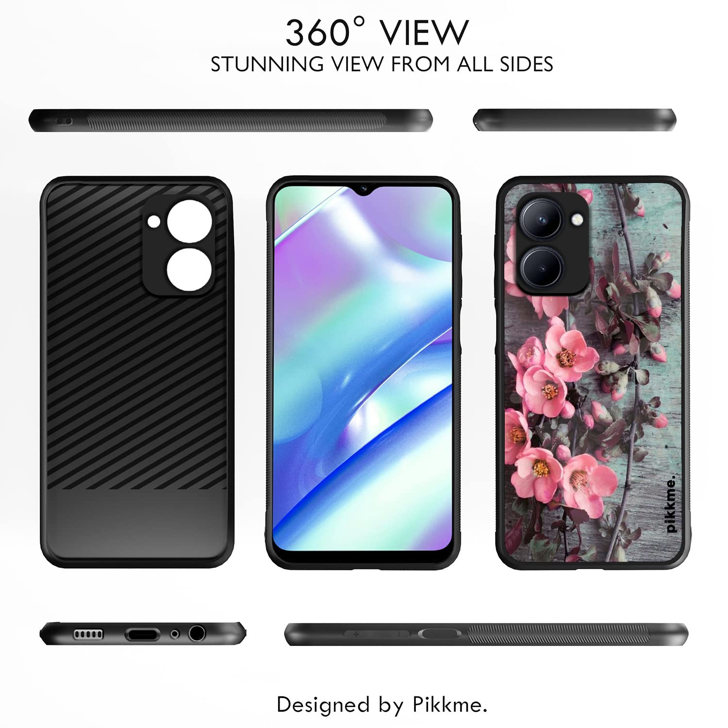 Pikkme Realme C33 Flower back cover – photo 2