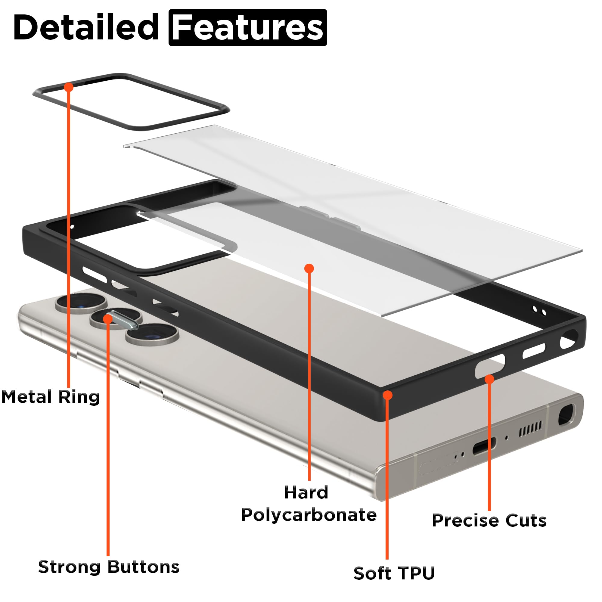 Pikkme black Chrome back cover for Samsung S23 Ultra 5G – photo 5