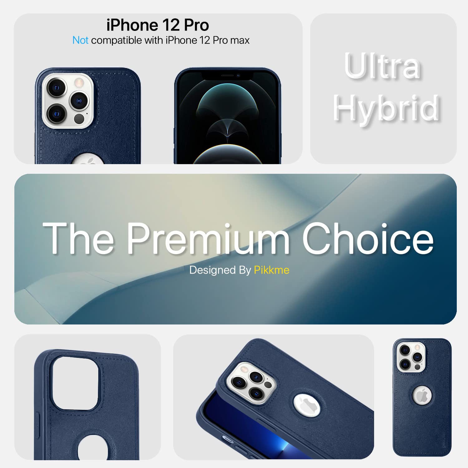 Pikkme iPhone 12 Pro blue back cover – photo 2