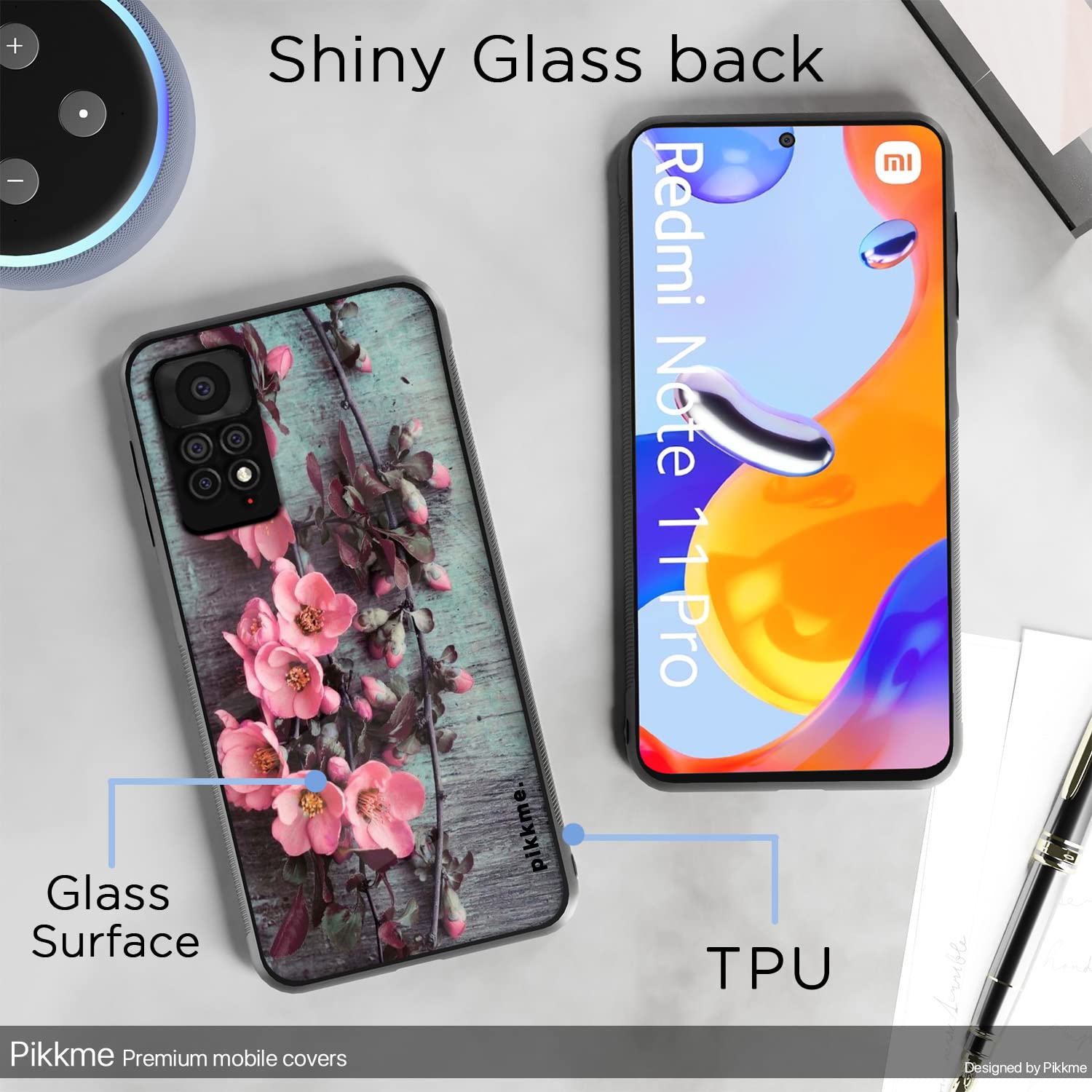 Redmi Note 11 Pro/Note 11 Pro Plus 5G Flower mobile back cover by Pikkme – photo 3