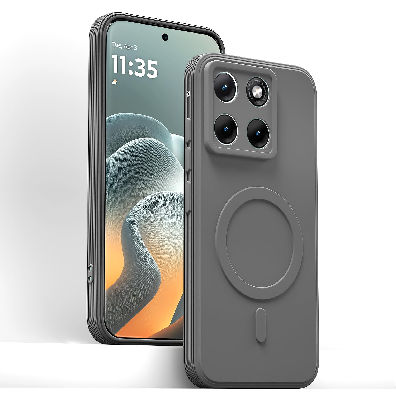 Pikkme Moto Edge 70 Fusion 5G grey back cover – photo 2