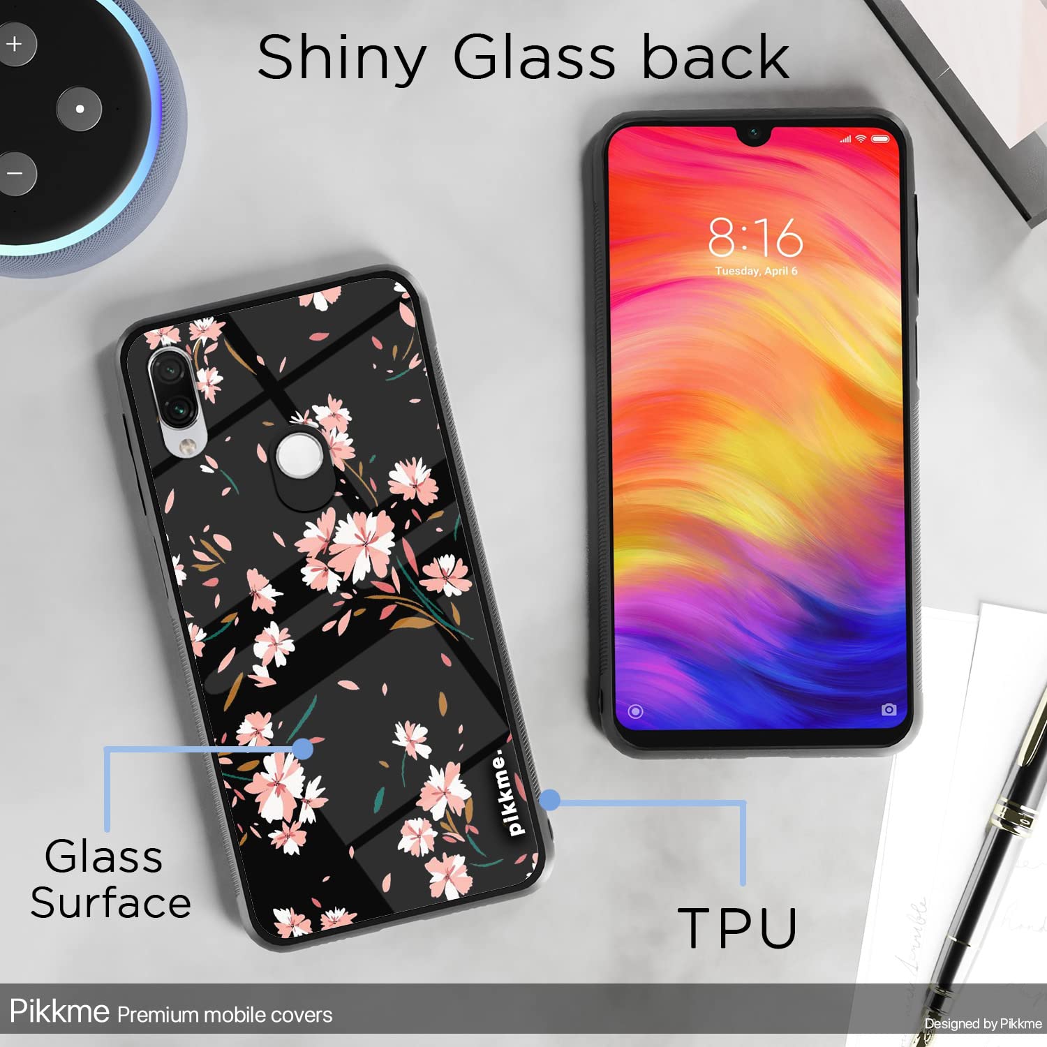 Pikkme Flower mobile cover for Redmi Note 7/Note 7 Pro/Note 7s – photo 3