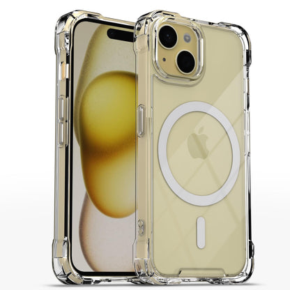 Pikkme transparent mag-safe MagSafe back cover for iPhone 15