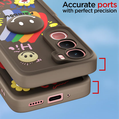 Brown Soft Silicone back cover for Vivo Y31 5G – Pikkme – photo 4