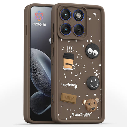 Pikkme Moto Edge 70 5G brown phone cover