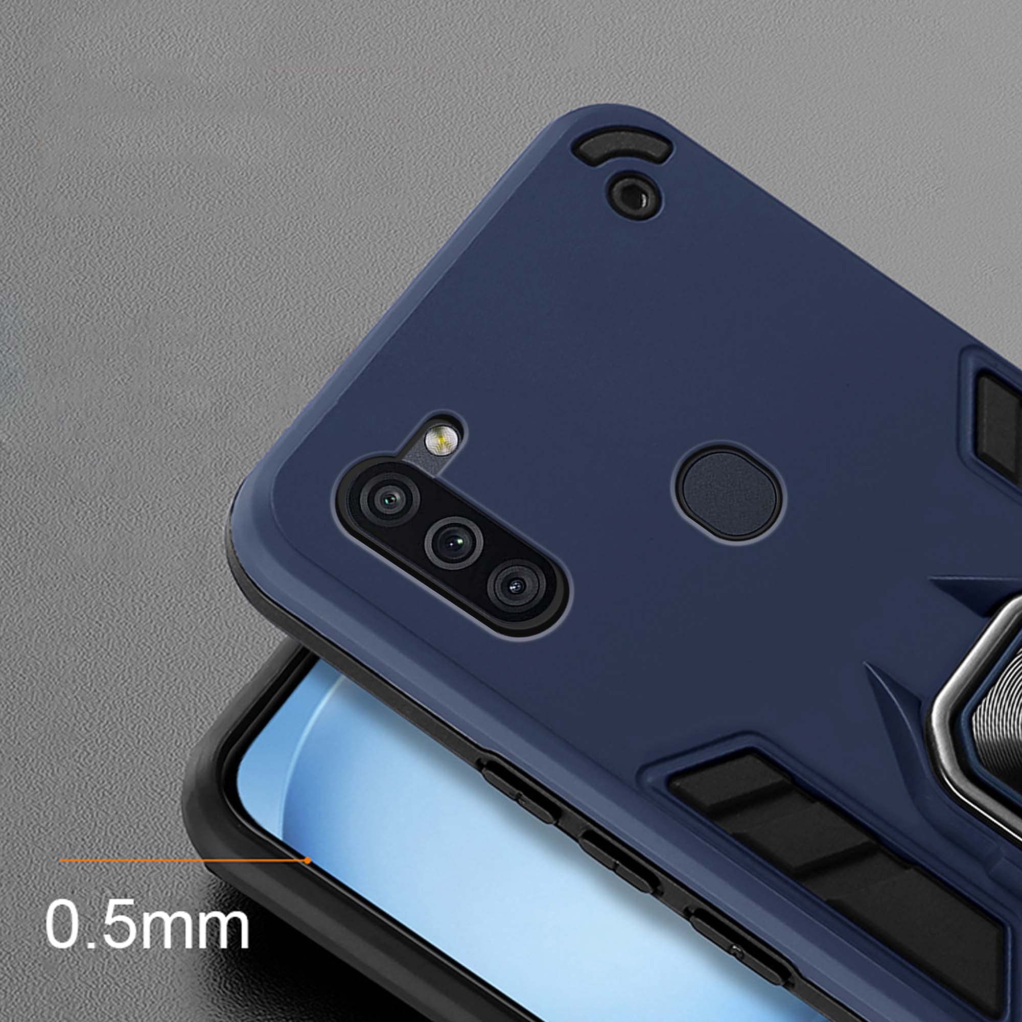 Pikkme blue D5 Tough Armor phone cover for Samsung M11 – photo 4