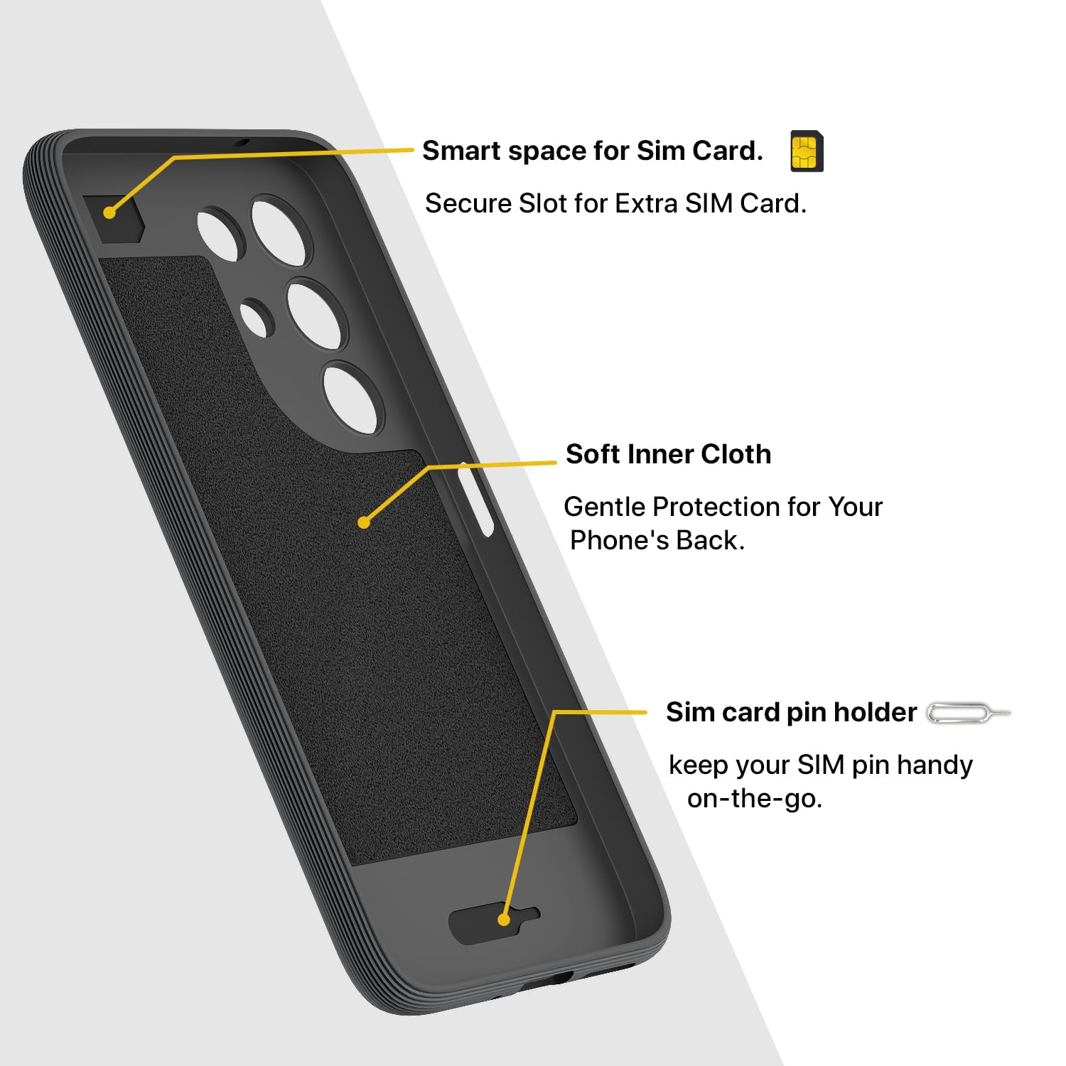 Pikkme Realme Narzo 90X/C85/15X 5G Silicone grey mobile cover – photo 6