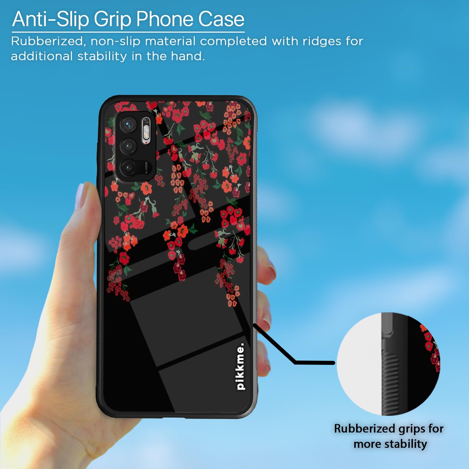 Pikkme Redmi Note 10T/Poco M3 Pro 5G Flower mobile cover – photo 5