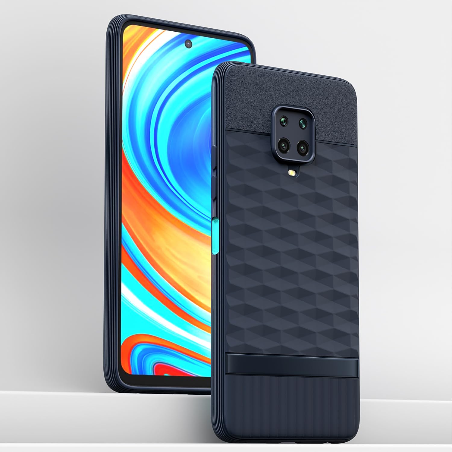Redmi Note 10 Lite/Note 9 Pro/Pro Max/Poco M2 Pro mobile back cover in blue by Pikkme – photo 2