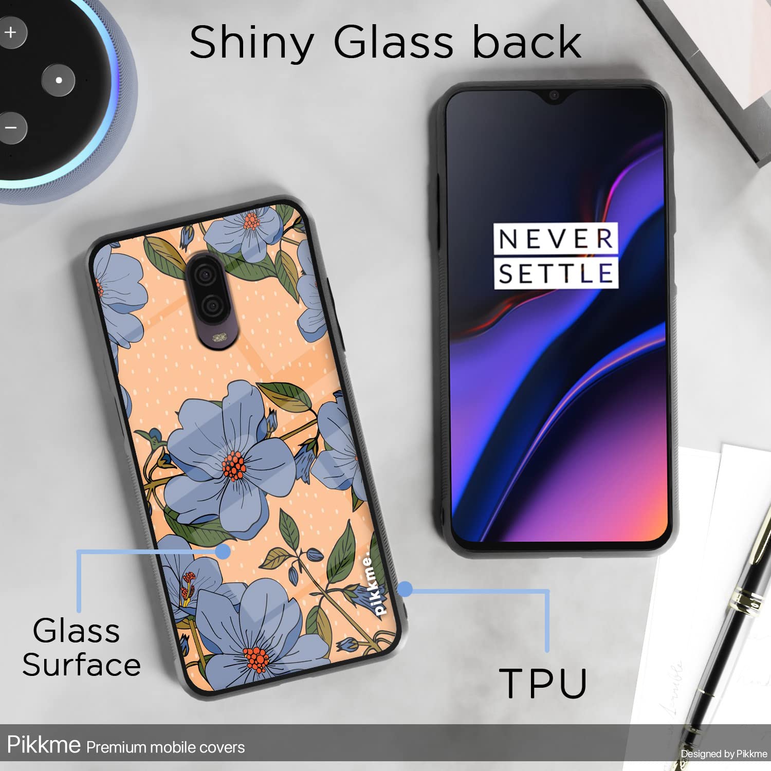 Pikkme OnePlus 6T Flower mobile cover – photo 3