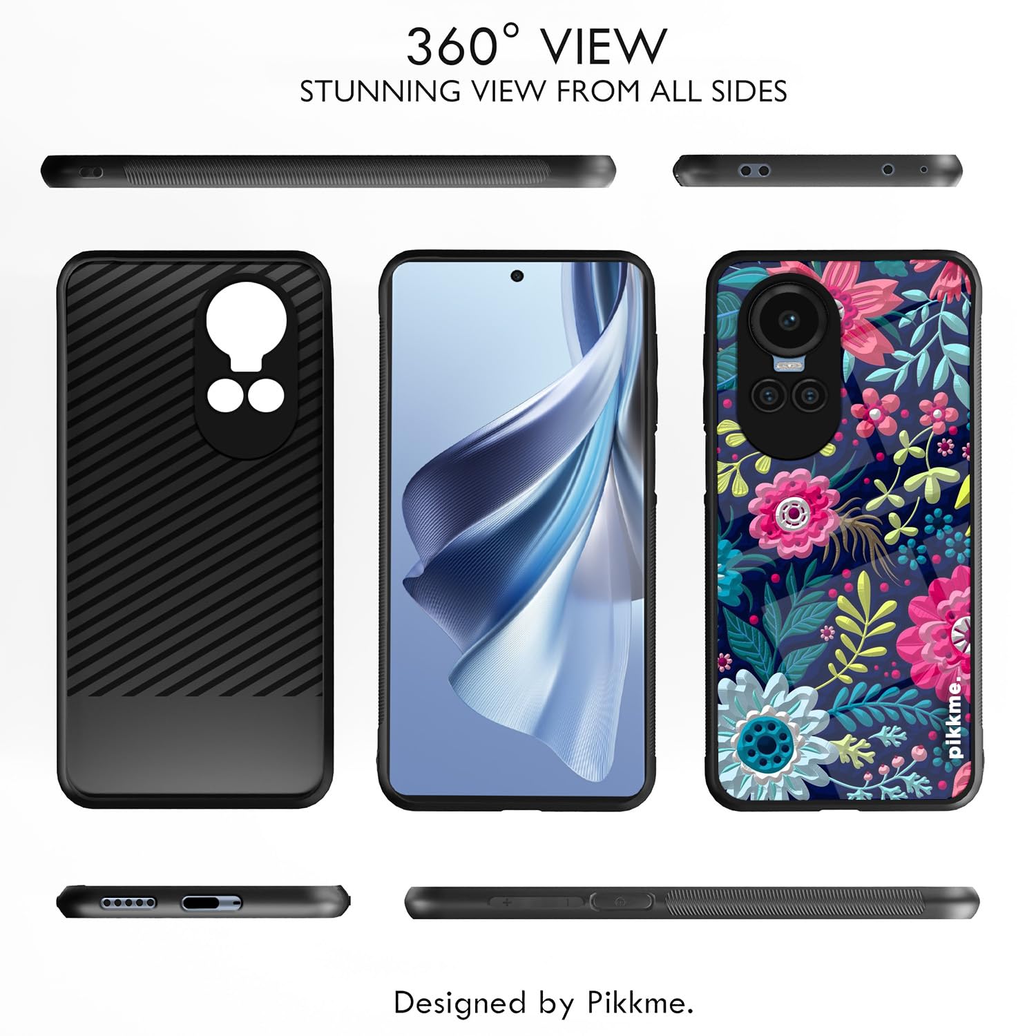 Oppo Reno 10 5G Flower mobile back cover by Pikkme – photo 2