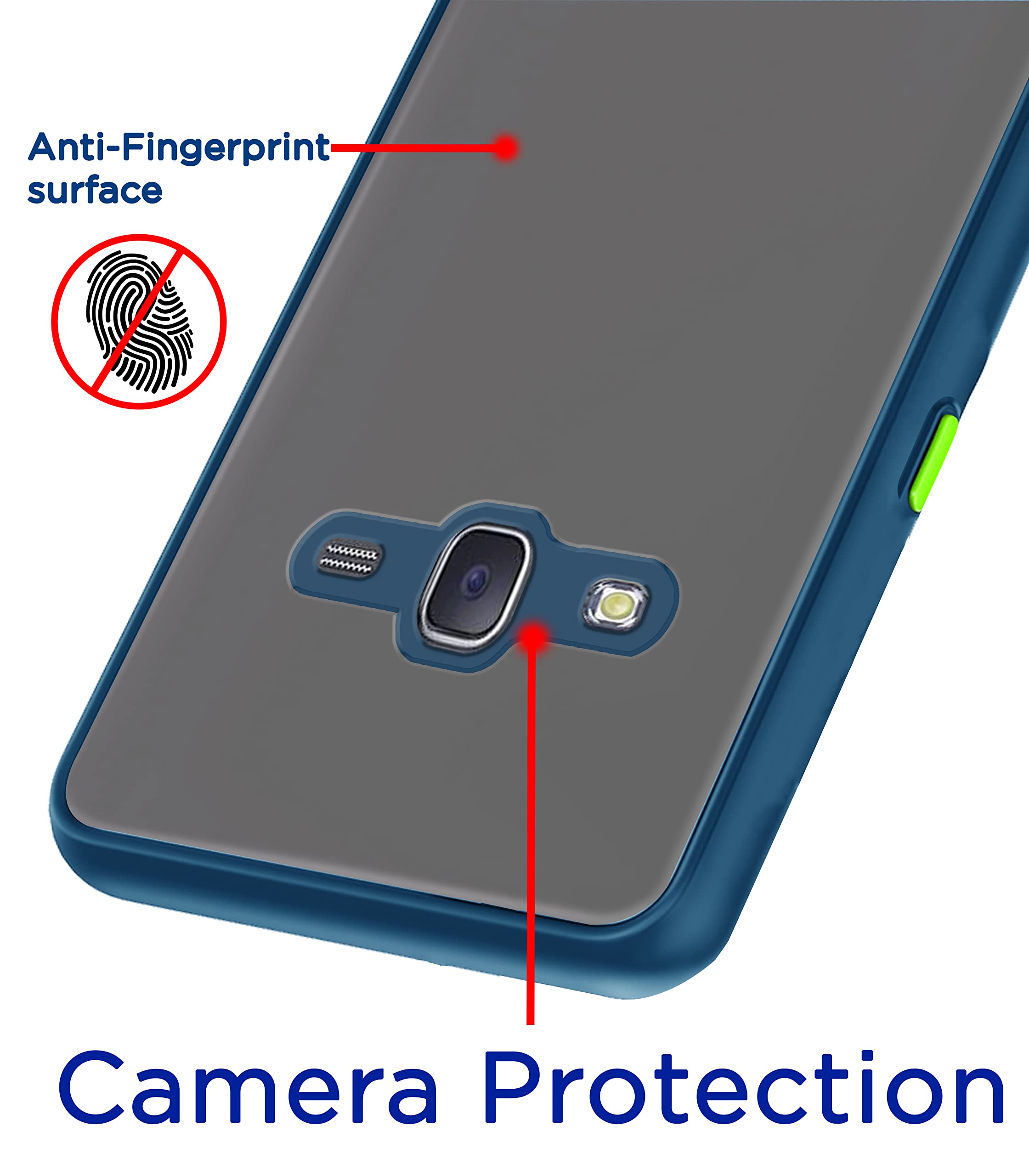 Blue Hybrid mobile cover for Samsung J7 2015/J7 – Pikkme – photo 2