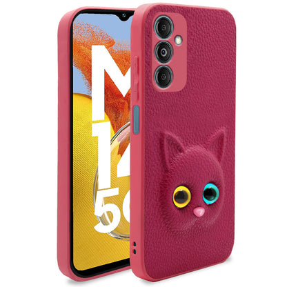 Pikkme Samsung Galaxy M14 5G Cat Case | Pink