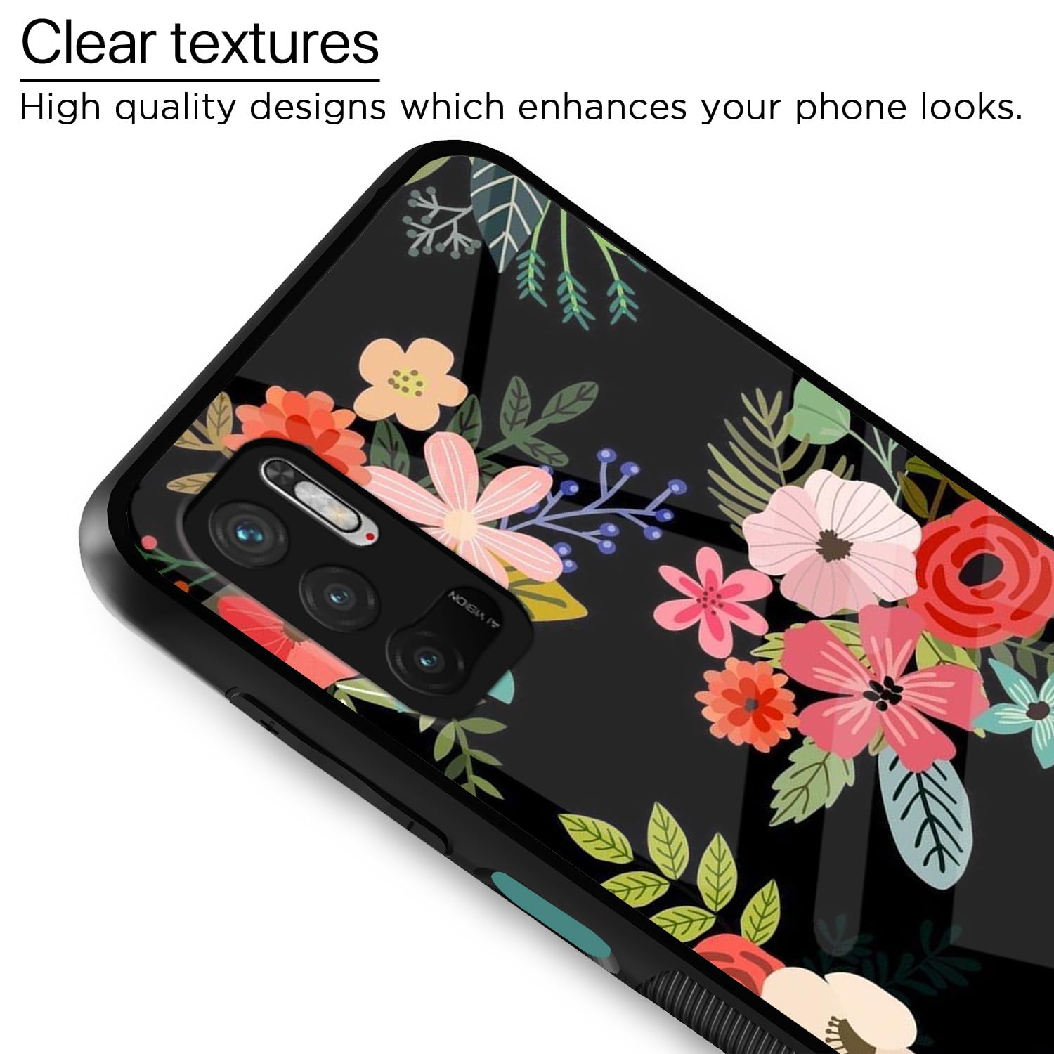 Pikkme Flower mobile cover for Redmi Note 10T/Poco M3 Pro 5G – photo 4