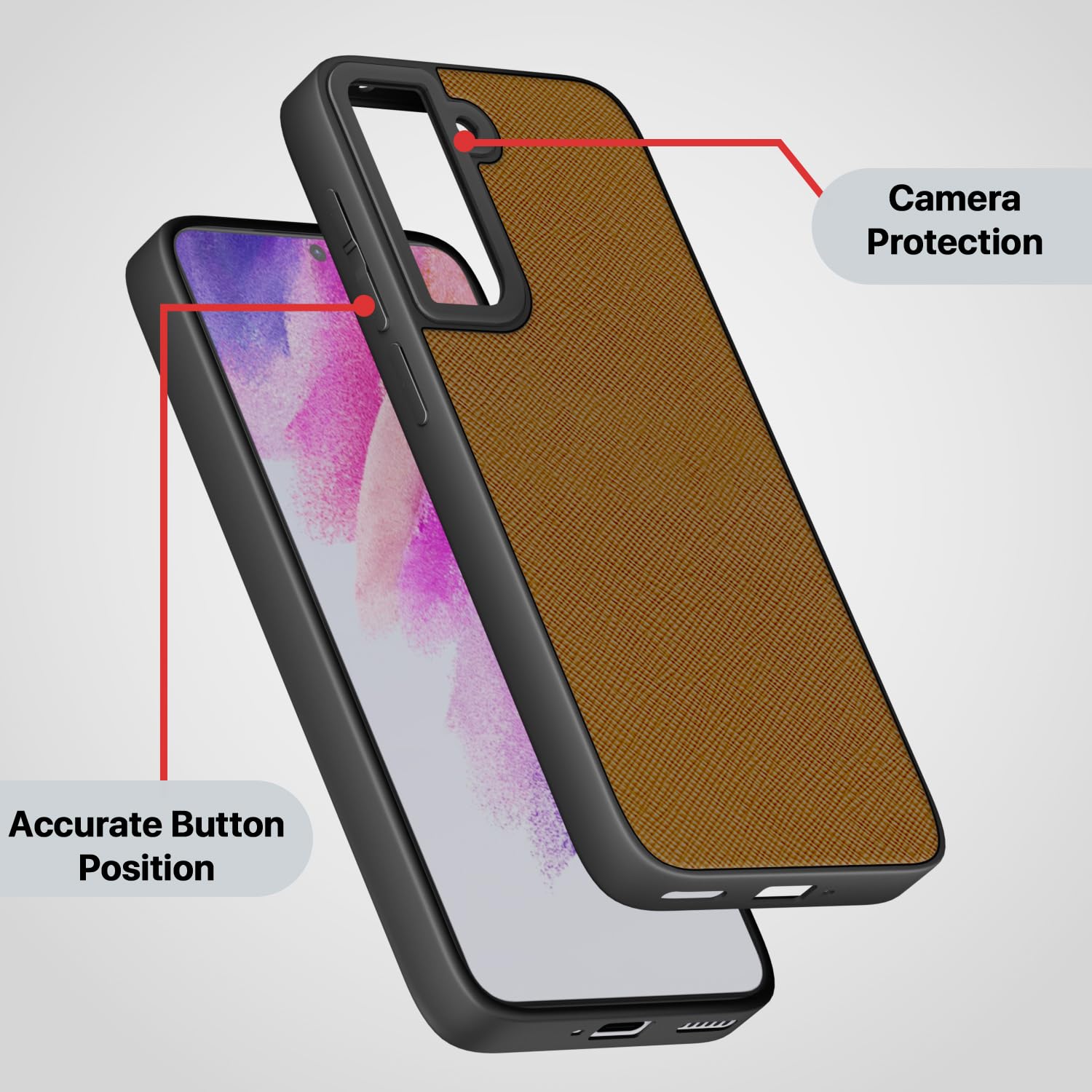 Tan mobile cover for Samsung S21 FE 5G – Pikkme – photo 3
