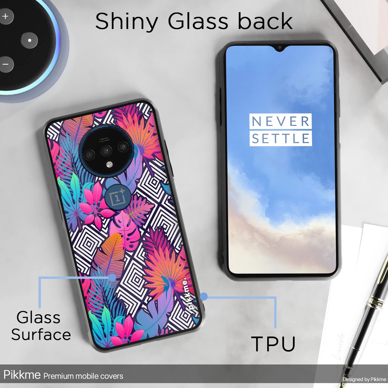 OnePlus 7T Flower phone cover by Pikkme – photo 3