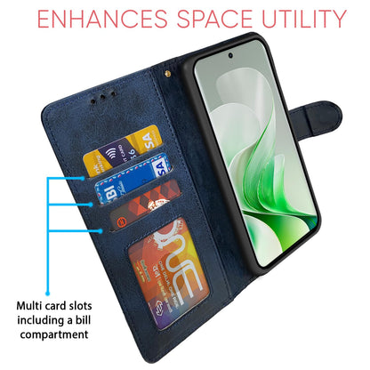 Pikkme navy & light blue mobile flip cover for Vivo V40e/iQOO Z9s 5G – photo 5