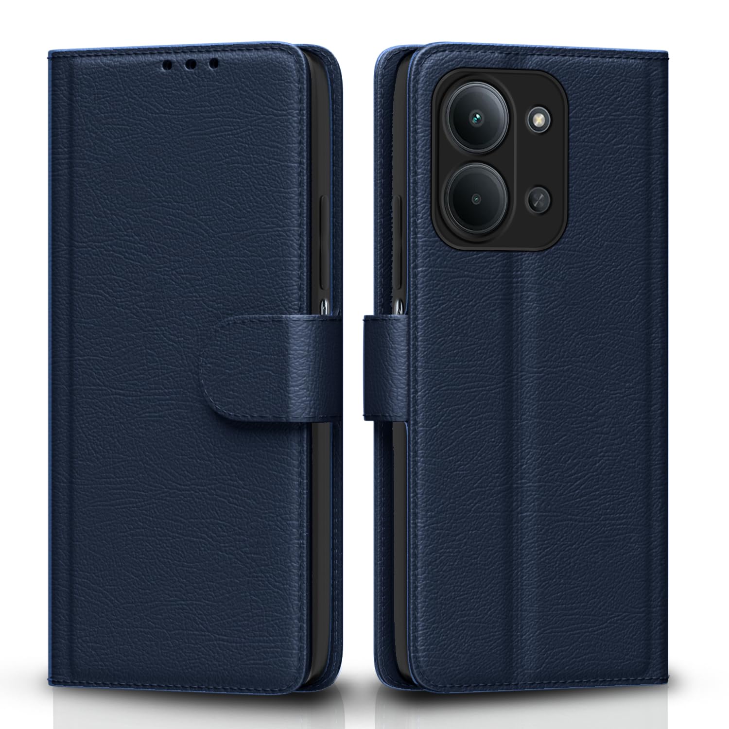 Pikkme blue Wallet flip cover for Redmi 15C 5G